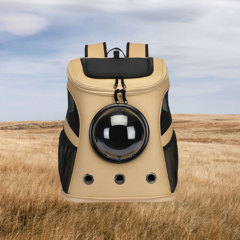 Foldable Cat Travel Bag with Panoramic Window & Comfort Design