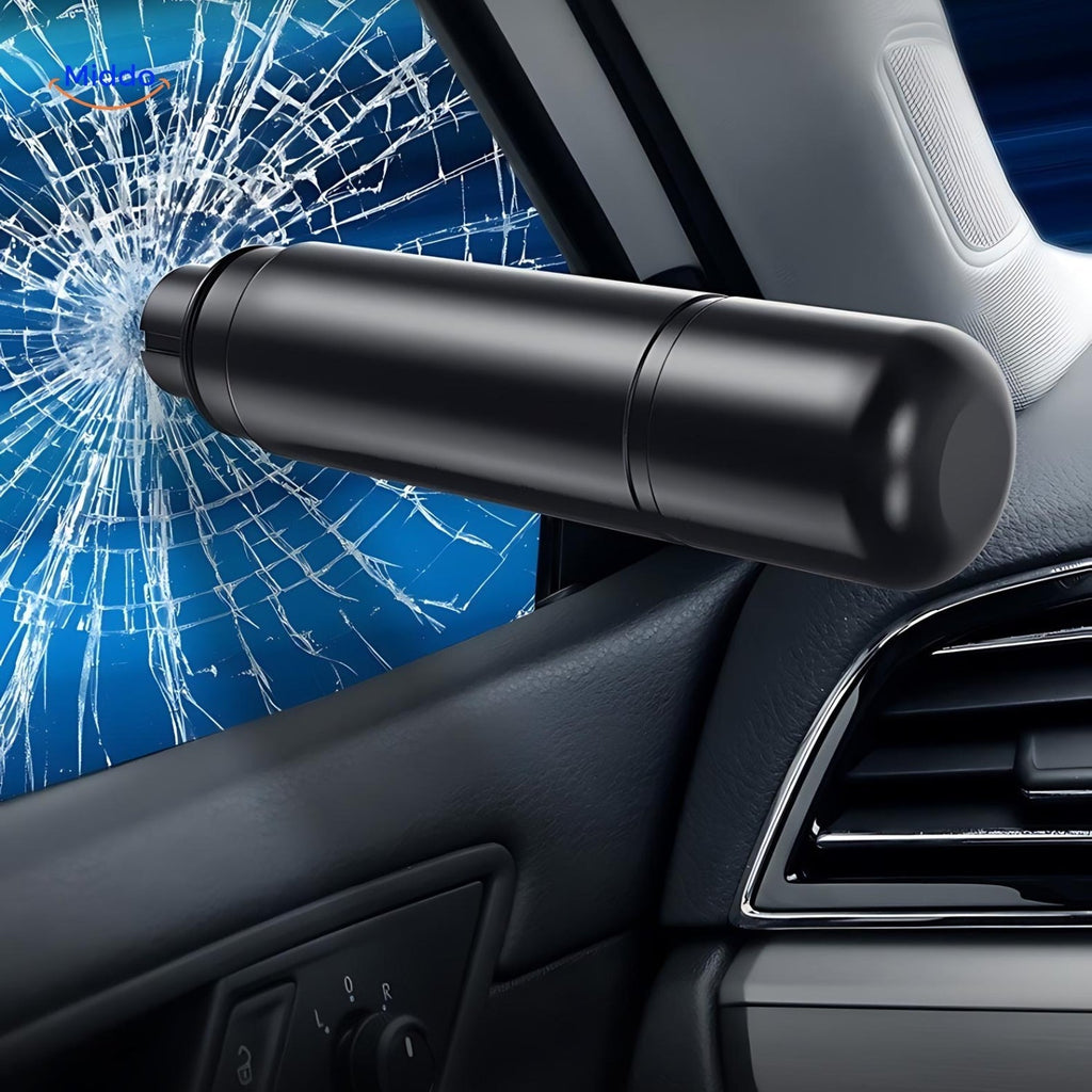 Élégance | 2-in-1 Emergency Tool | Window Breaker - Seat Belt Cutter - Compact