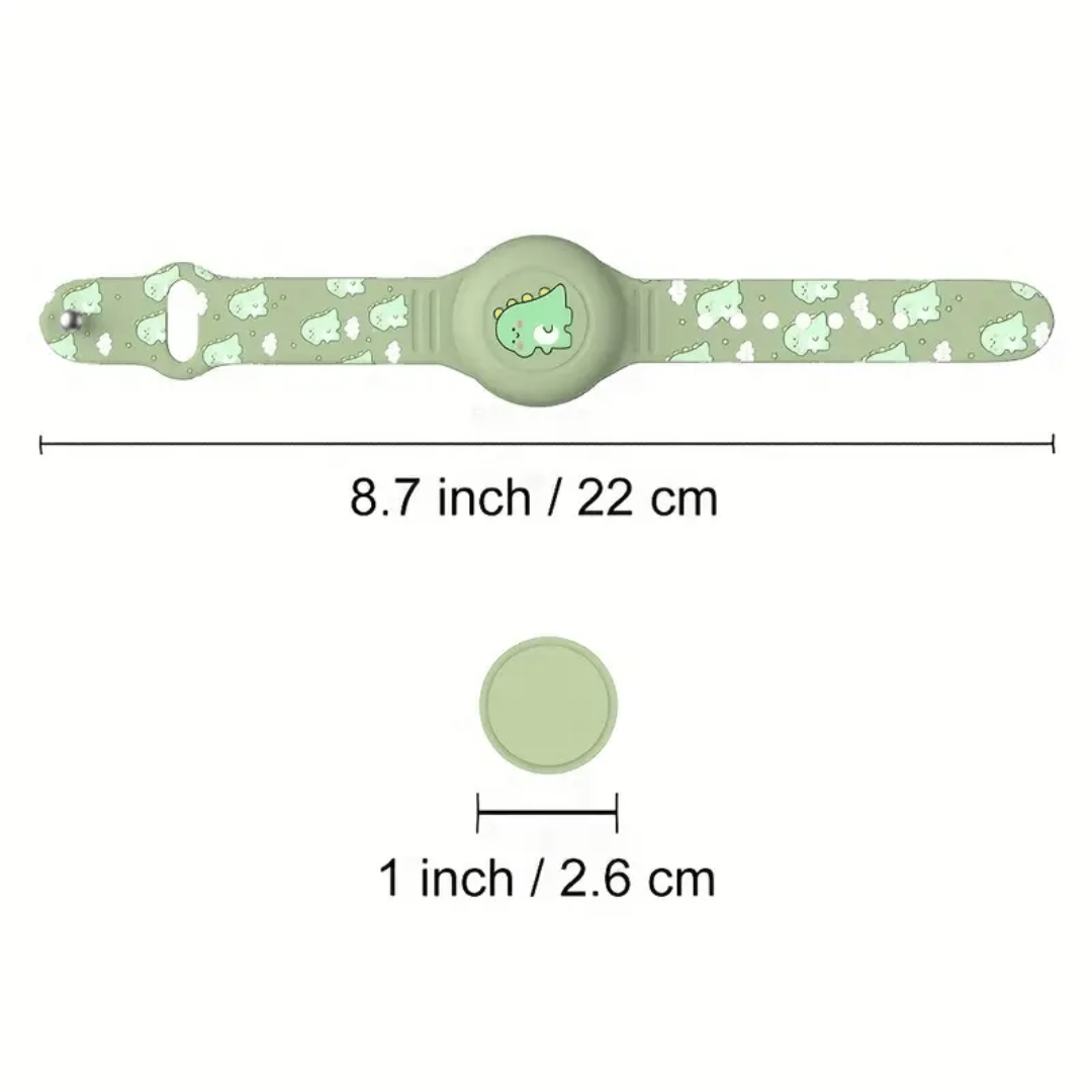 SAFESNUG – Kids’ Airtag Bracelet with Fun Dino Design