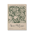Sage Green Matisse Yayoi Kusama Exhibition Poster