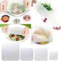 4pcs/set Silicone Wraps - Keep Your Food Fresh Longer!