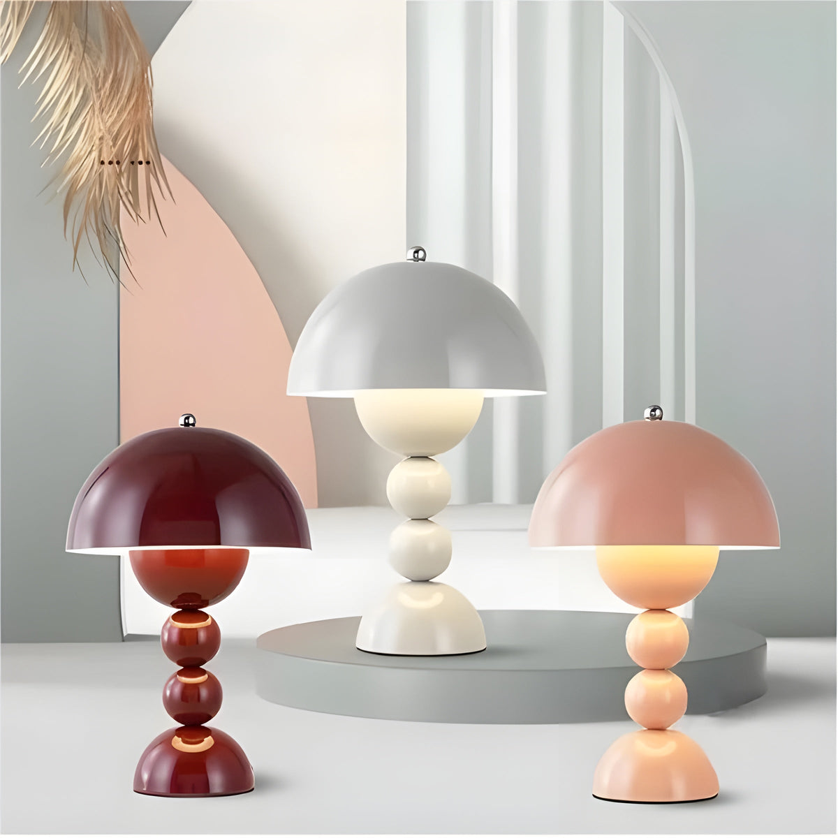 Scandinavian Design Table Lamp - FloraGlow