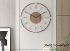 Scandinavian Style Wooden Wall Clock - WoodWave