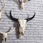 Decorative Resin Longhorn Skull Wall Art