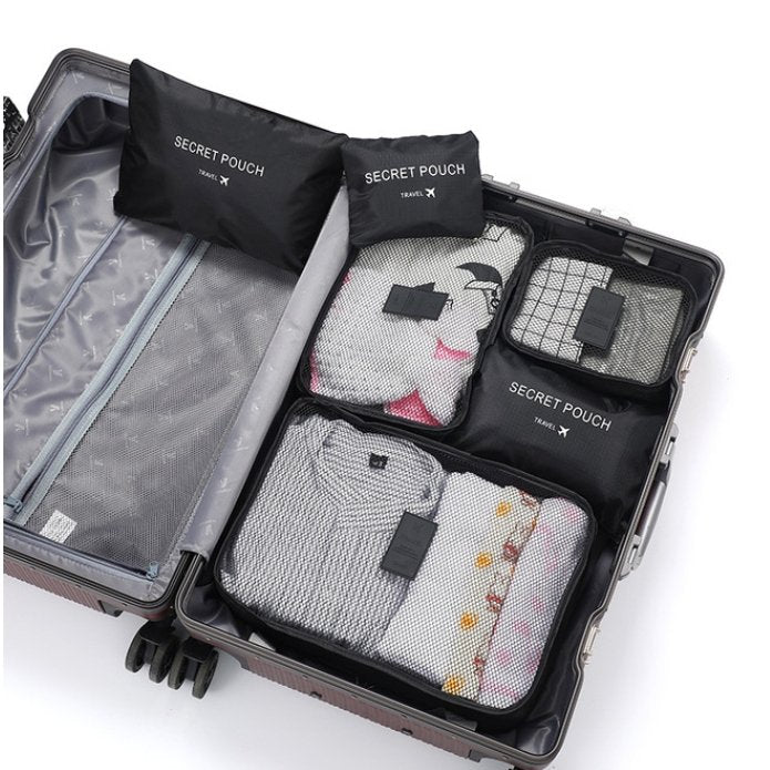 Organizer Luggage Packing Cubes Inner Pockets (6 Pieces)