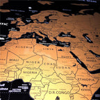 Scratch Off World Map Poster