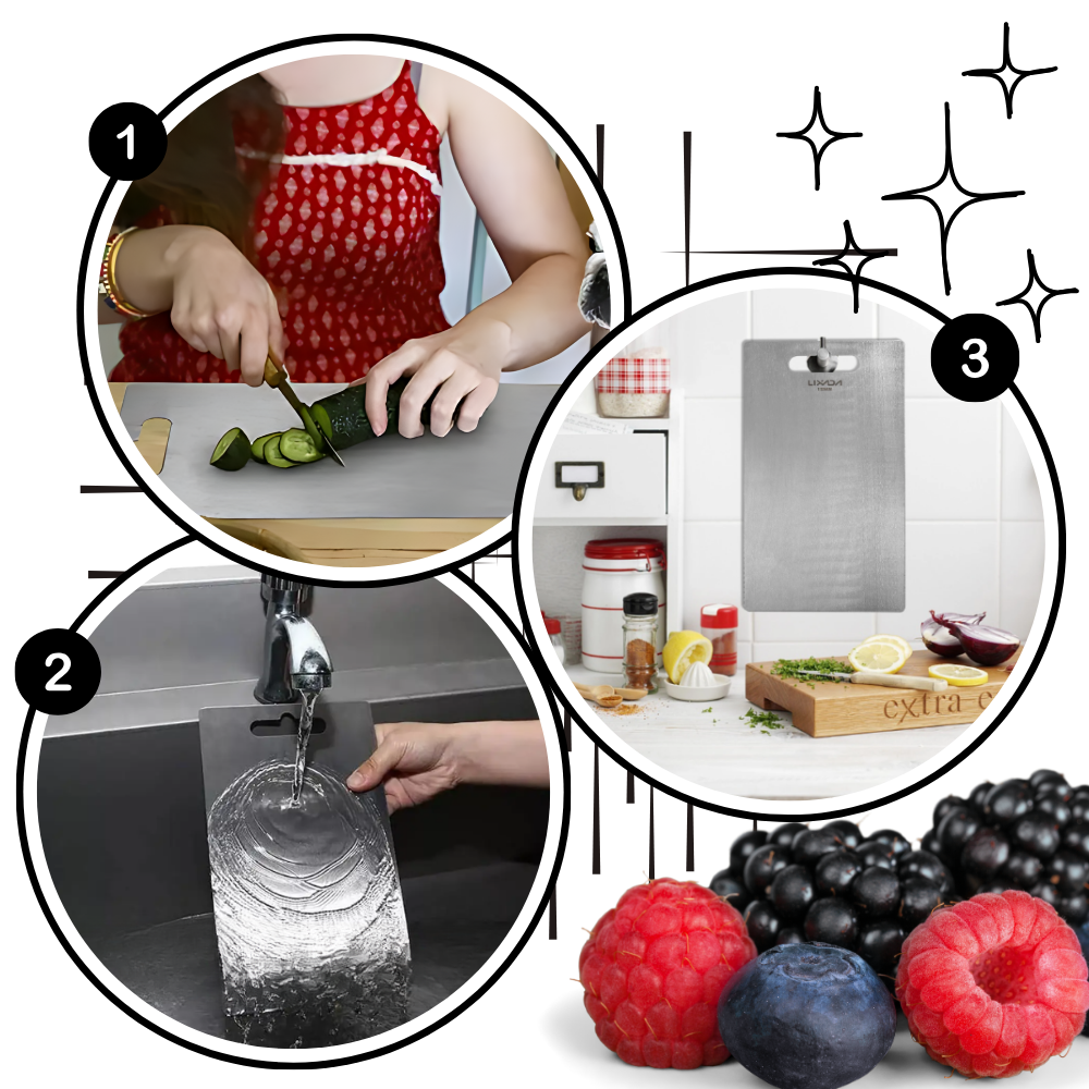 Scratch-resistant Titanium Cutting Board