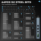 68-In-1 Precision Electric Screwdriver Set