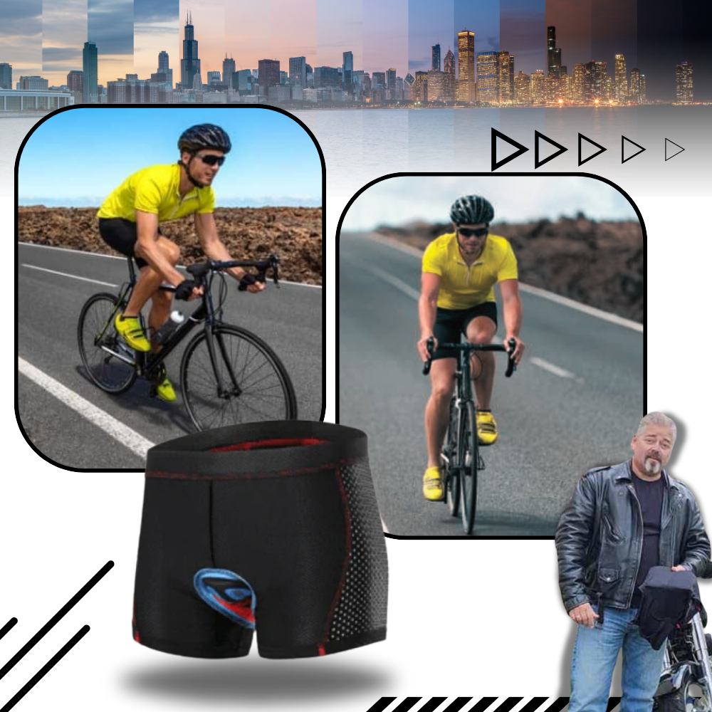 Short cycling shorts with integrated padding, ultra comfortable and seamless!