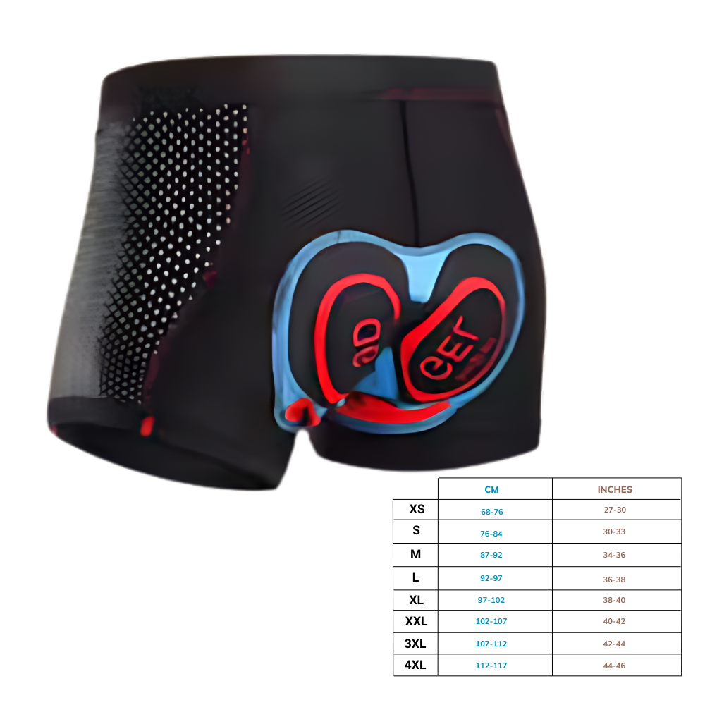 Short cycling shorts with integrated padding, ultra comfortable and seamless!