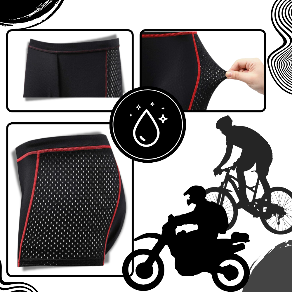 Short cycling shorts with integrated padding, ultra comfortable and seamless!