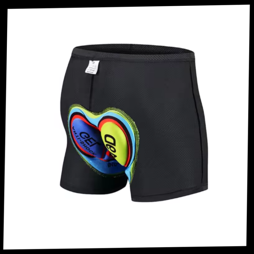 Short cycling shorts with integrated padding, ultra comfortable and seamless!