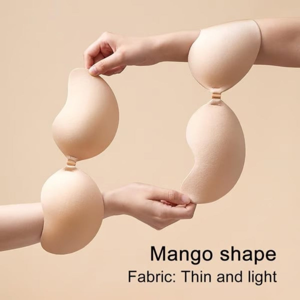 Women Strapless Invisible Push Up Bra | Backless Adhesive Seamless