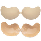 Women Strapless Invisible Push Up Bra | Backless Adhesive Seamless