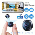 Magnetic Mini Wi-Fi Security Camera with 1080p HD, Night Vision and Motion Detection