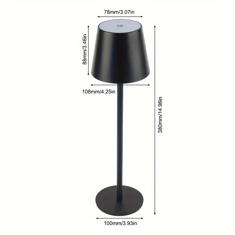 LED Table Lamp – Wireless, Touch Control & Dimmable Light