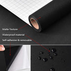 Self-adhesive Film Black Thickened Kitchen Cabinet Sticker Matt