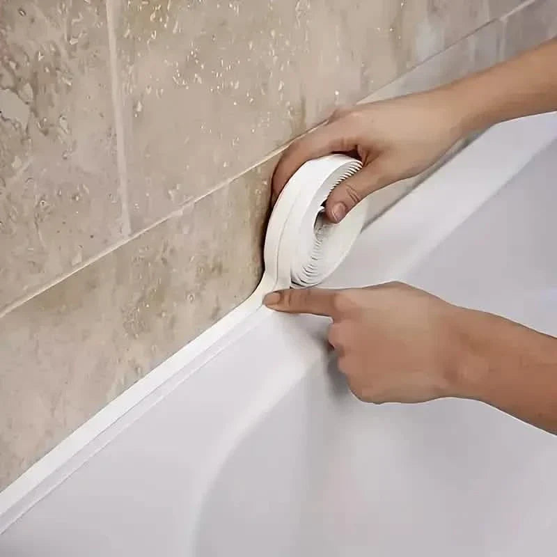 Self-adhesive waterproof sealing strip - Moisture-resistant sealing tape for kitchen and bathroom
