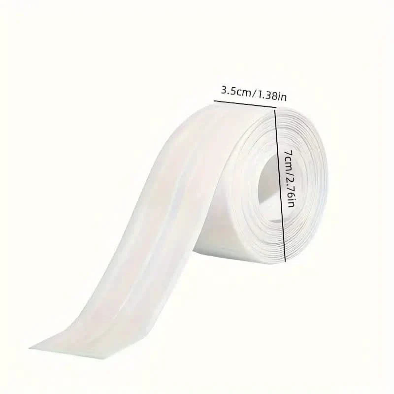 Self-adhesive waterproof sealing strip - Moisture-resistant sealing tape for kitchen and bathroom
