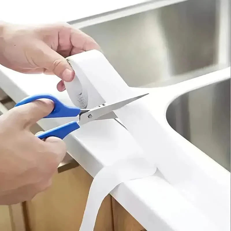 Self-adhesive waterproof sealing strip - Moisture-resistant sealing tape for kitchen and bathroom
