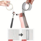 Self-adhesive window screen tape net repair patch