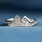 Sentimental Peaks and Valleys Ring