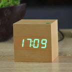 Cube Digital Table Clock Modern Interior Decor