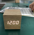 Cube Digital Table Clock Modern Interior Decor