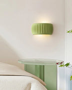 Designer Wall Lamp with Wavy Accent