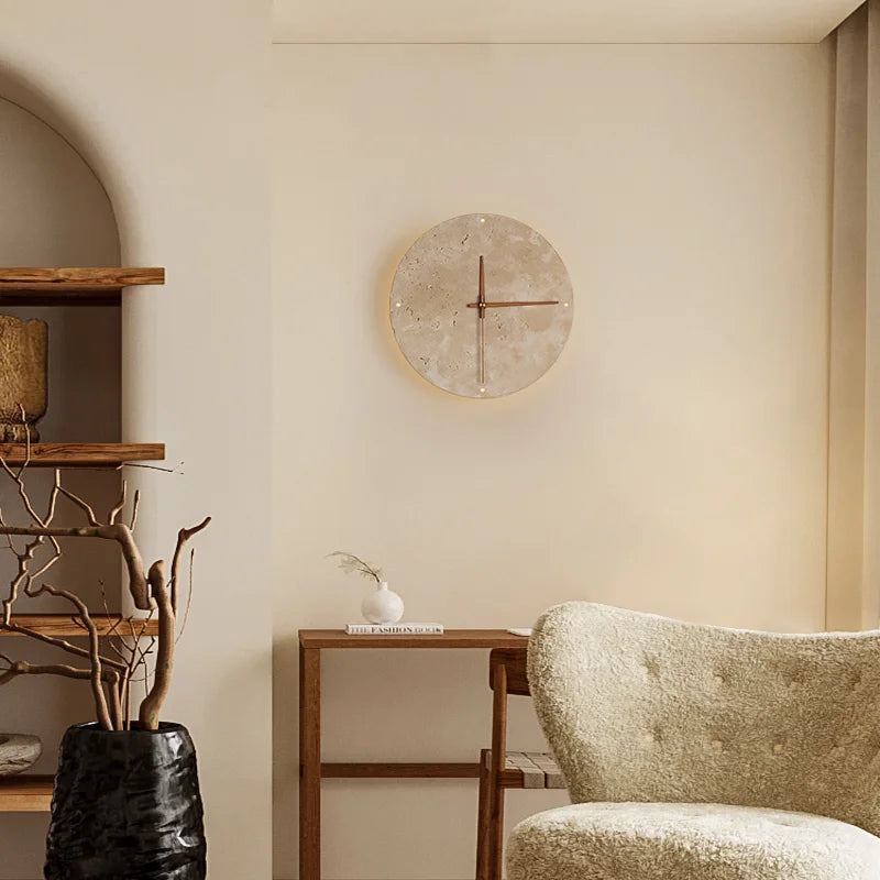 Möni Wall Lamp and Clock for Stylish Lighting