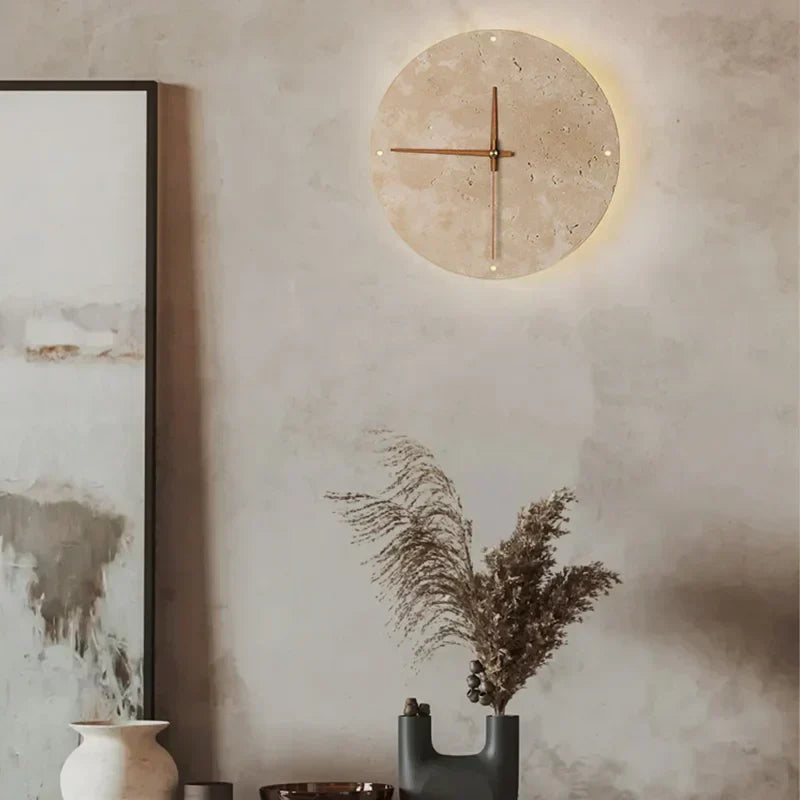 Möni Wall Lamp and Clock for Stylish Lighting