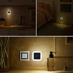 Set of 2 Children's Night Lights with Motion Sensor - GlowGuard