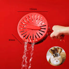 Foldable Quick-Drain Basket with Rotating Lid