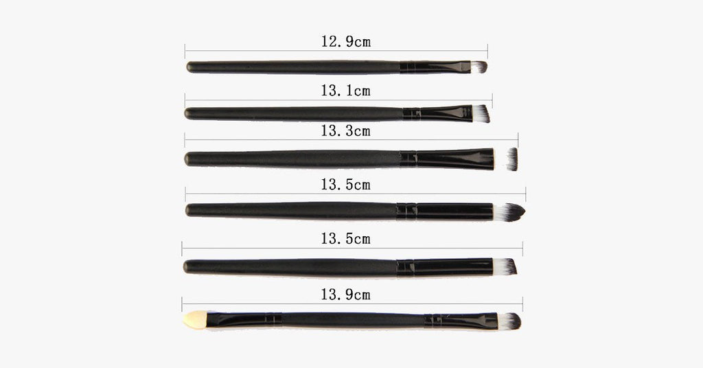 6-piece professional brush set