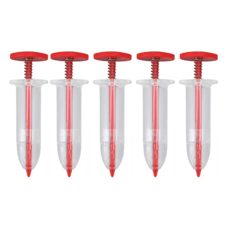 Precision Seed Dispenser, 5-Pack for Even Garden Sowing