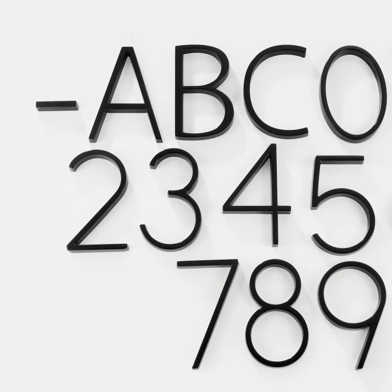 Hannah Black House Numbers