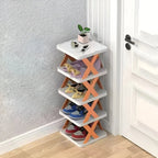 Multifunctional and Foldable Shoe Rack for Space-Saving Storage