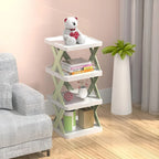 Multifunctional and Foldable Shoe Rack for Space-Saving Storage