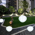 Solar Pebble Lights for Outdoor Use