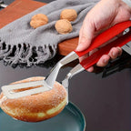 Handle and folding spatula