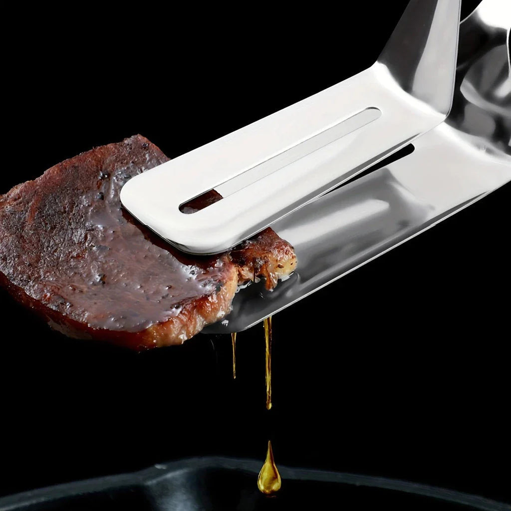 Handle and folding spatula