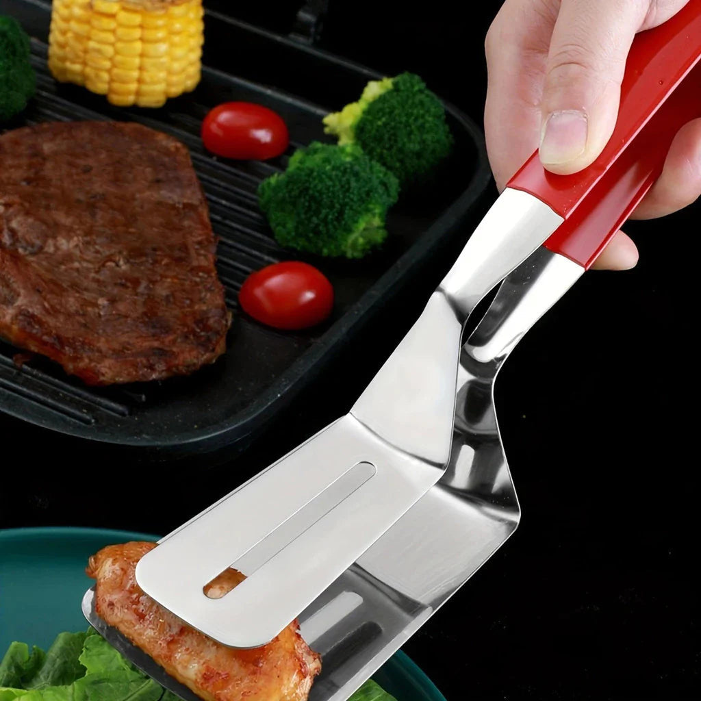 Handle and folding spatula