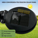 Solar-powered rose lights – garden stakes with solar panel for decorative lighting