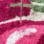 Cherry tufted bath mat
