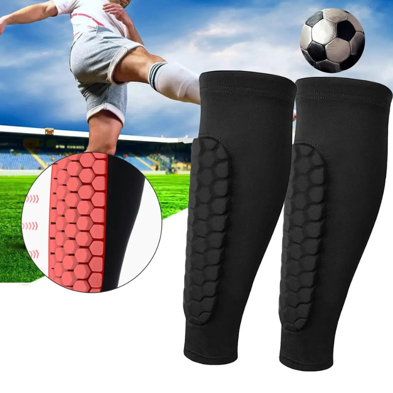 Shin Guards FlexGuard Pro | Impact-absorbing Honeycomb Design | Breathable & Ultralight