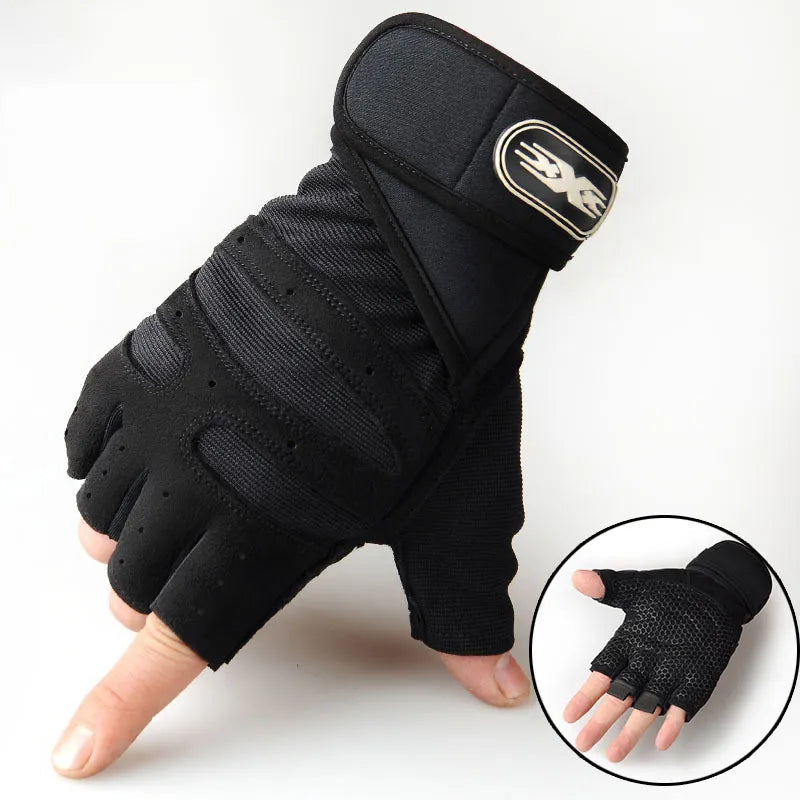 Shock-resistant and Supportive Gym Gloves - FitFlex