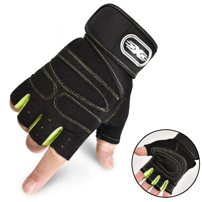 Shock-resistant and Supportive Gym Gloves - FitFlex