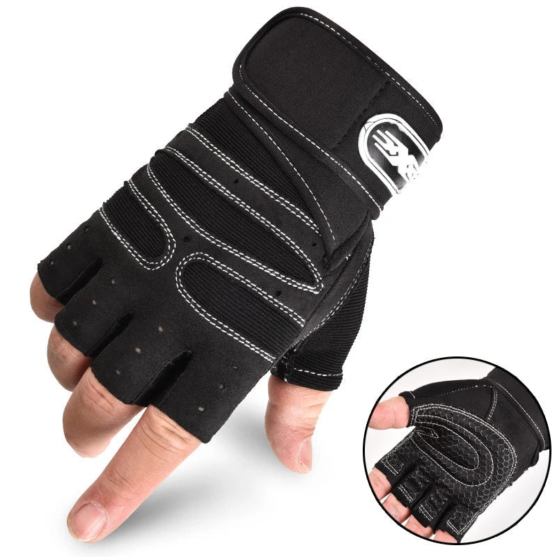 Shock-resistant and Supportive Gym Gloves - FitFlex