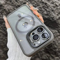 Shockproof Magnetic Phone Case with Glass Lens Guard & Stand – 1+1 FREE