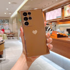 Samsung phone cases | Luxurious, shock-resistant, plated square case